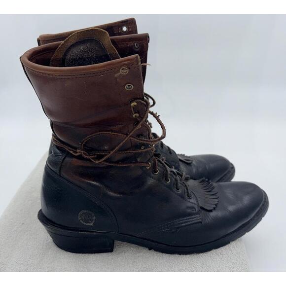 Double H Packer Boots 9625 Men's 12D - Beautiful worn cond. - Picture 3 of 8